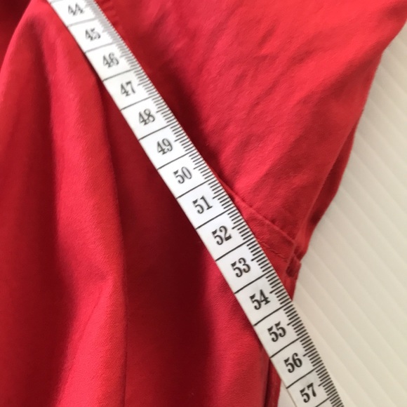 WOMENS S red sundress balloon skirt midi dress - Picture 16 of 16